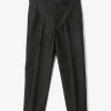 Zipped Pocket Trouser - Black - Poly Serge