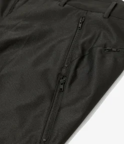 Zipped Pocket Trouser - Black - Poly Serge