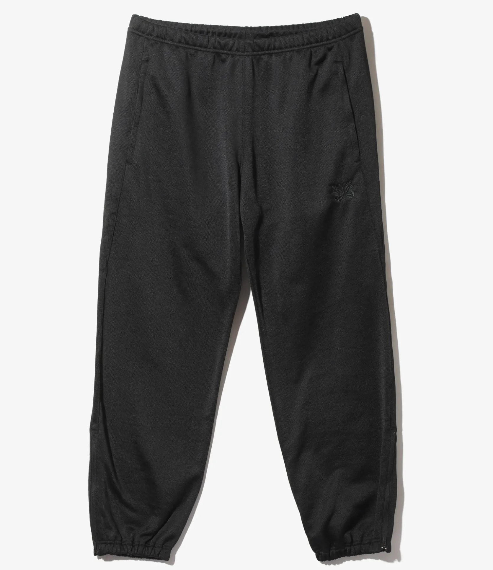 Zipped Sweat Pant - Black - Bright Jersey
