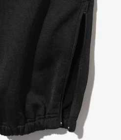 Zipped Sweat Pant - Black - Bright Jersey